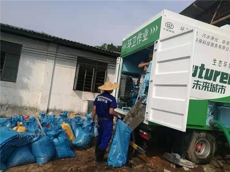 江源工业污泥压干处理